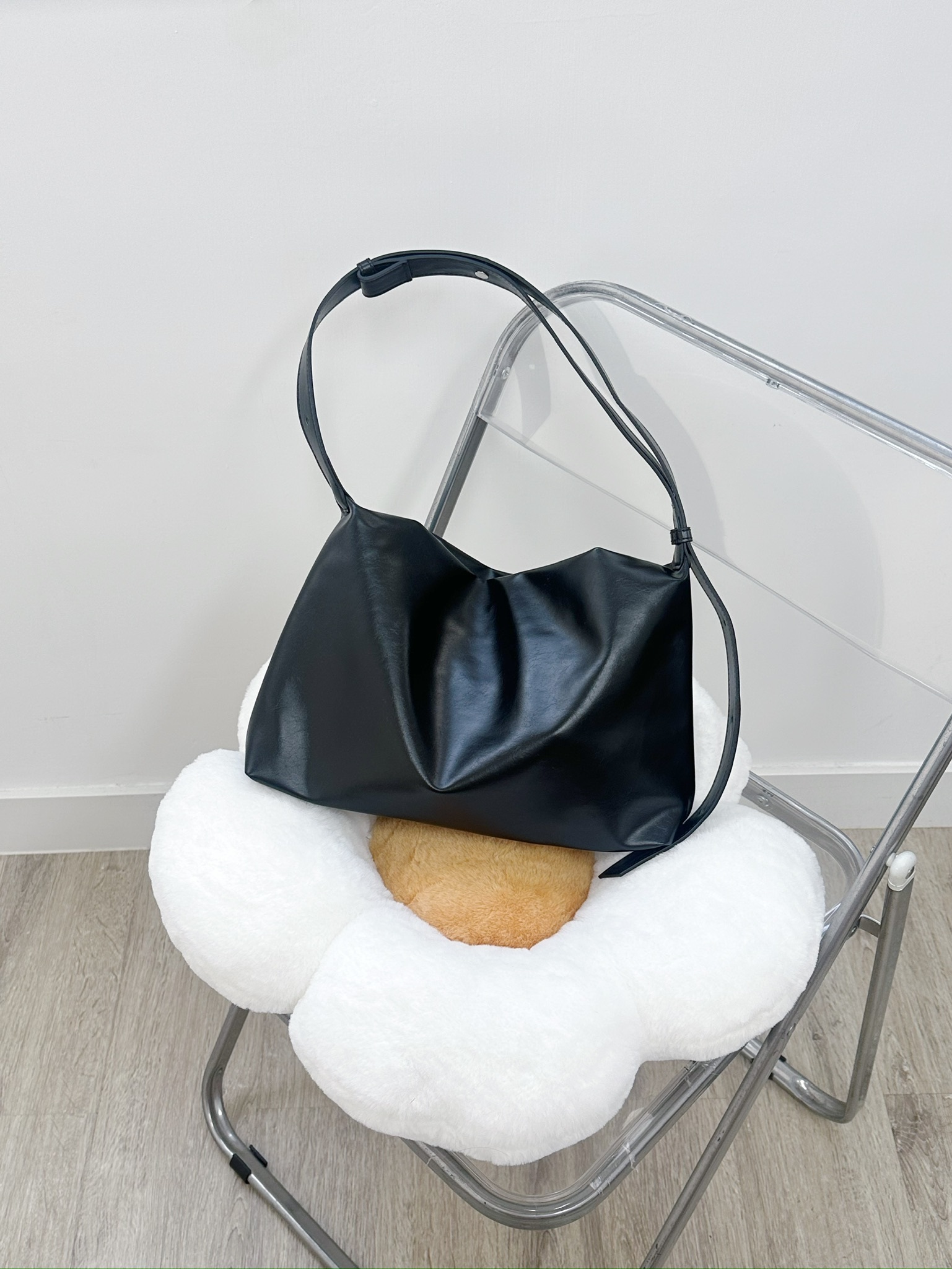 【優惠預訂】韓國兩用PU皮袋 - 可側孭/斜孭