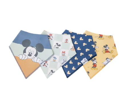 美國Copper Pearl 時尚三角兜4件組-迪士尼系列