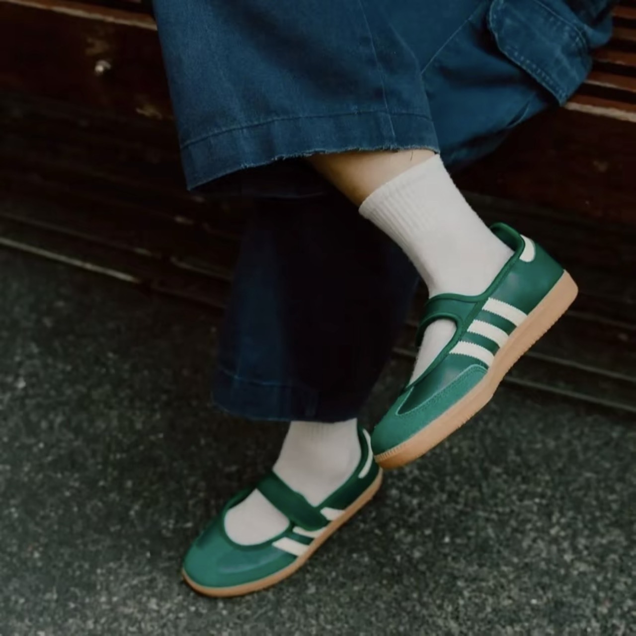 【預購】ADIDAS SAMBA JANE W 瑪莉珍 綠色 JR7340