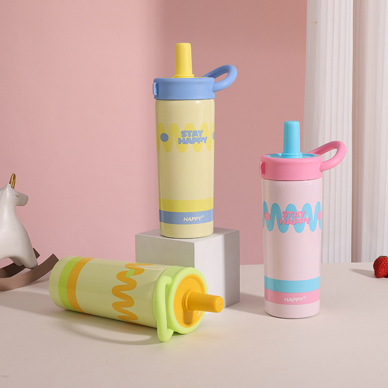 《6181》高顏值多巴胺色系316不鏽鋼手提保溫杯(600ml)