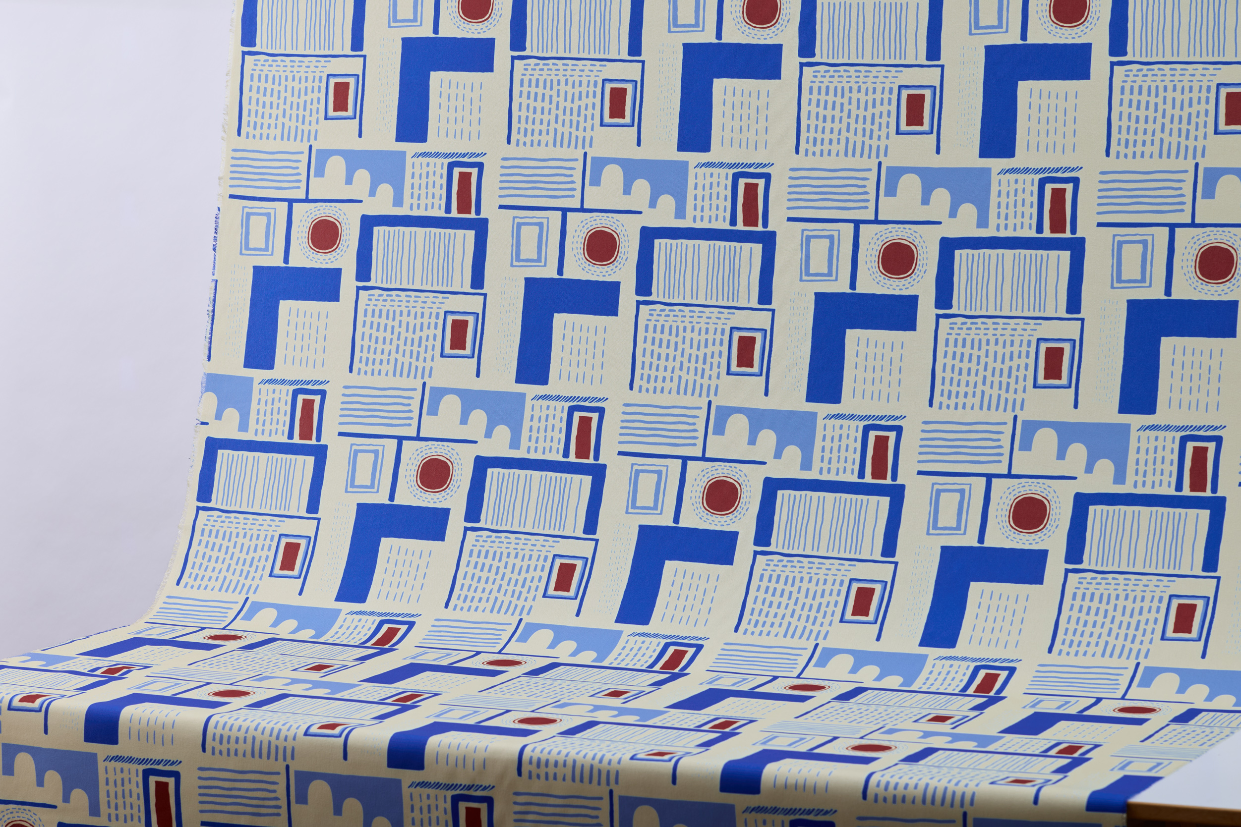 印花帆布 / 桌巾 / 布料 / 相縫黃