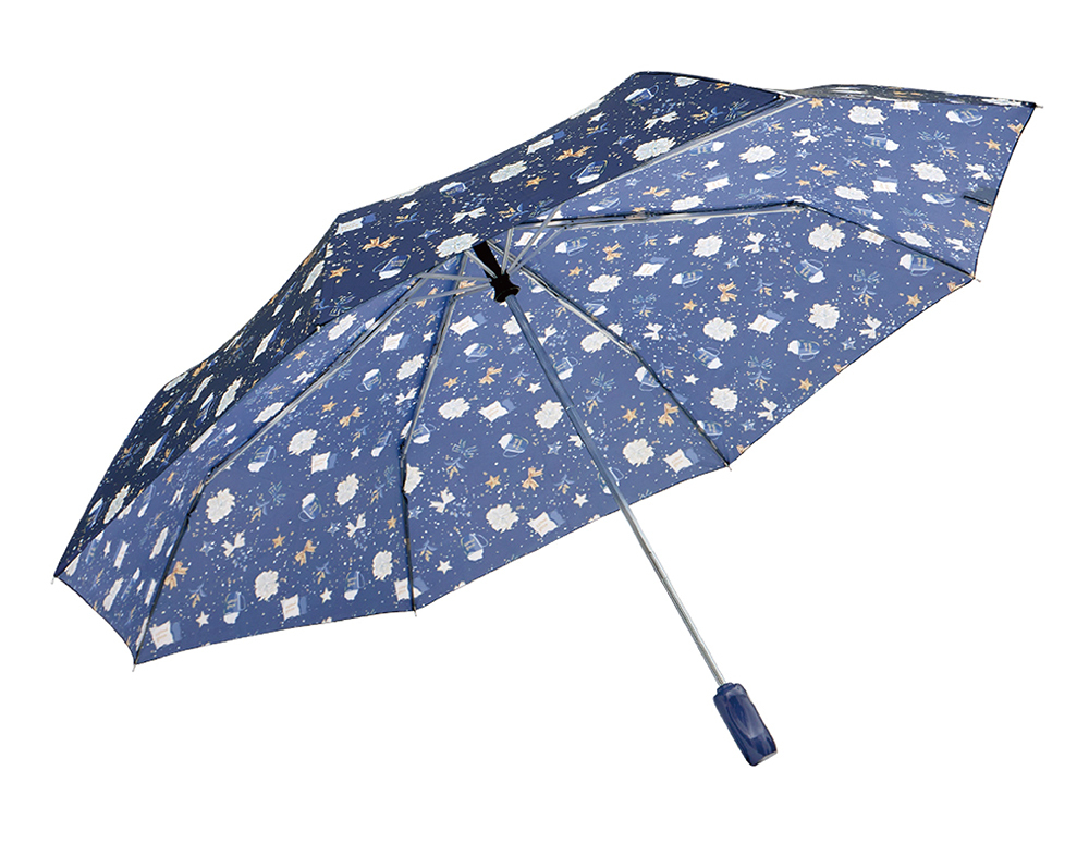 【RAINSTORY】Starry Life抗UV雙人自動傘(藍)