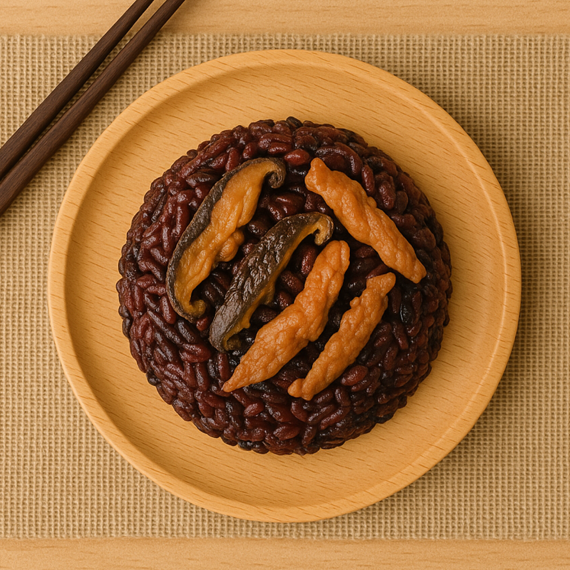 【批量生產】黑糯米油飯