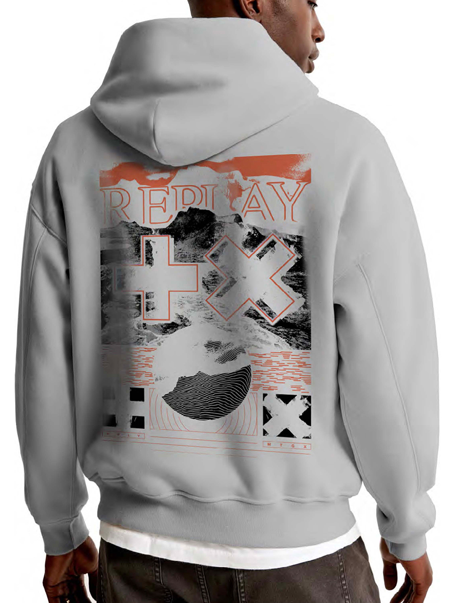 MARTIN GARRIX 聯名 x REPLAY 帽T (灰色)