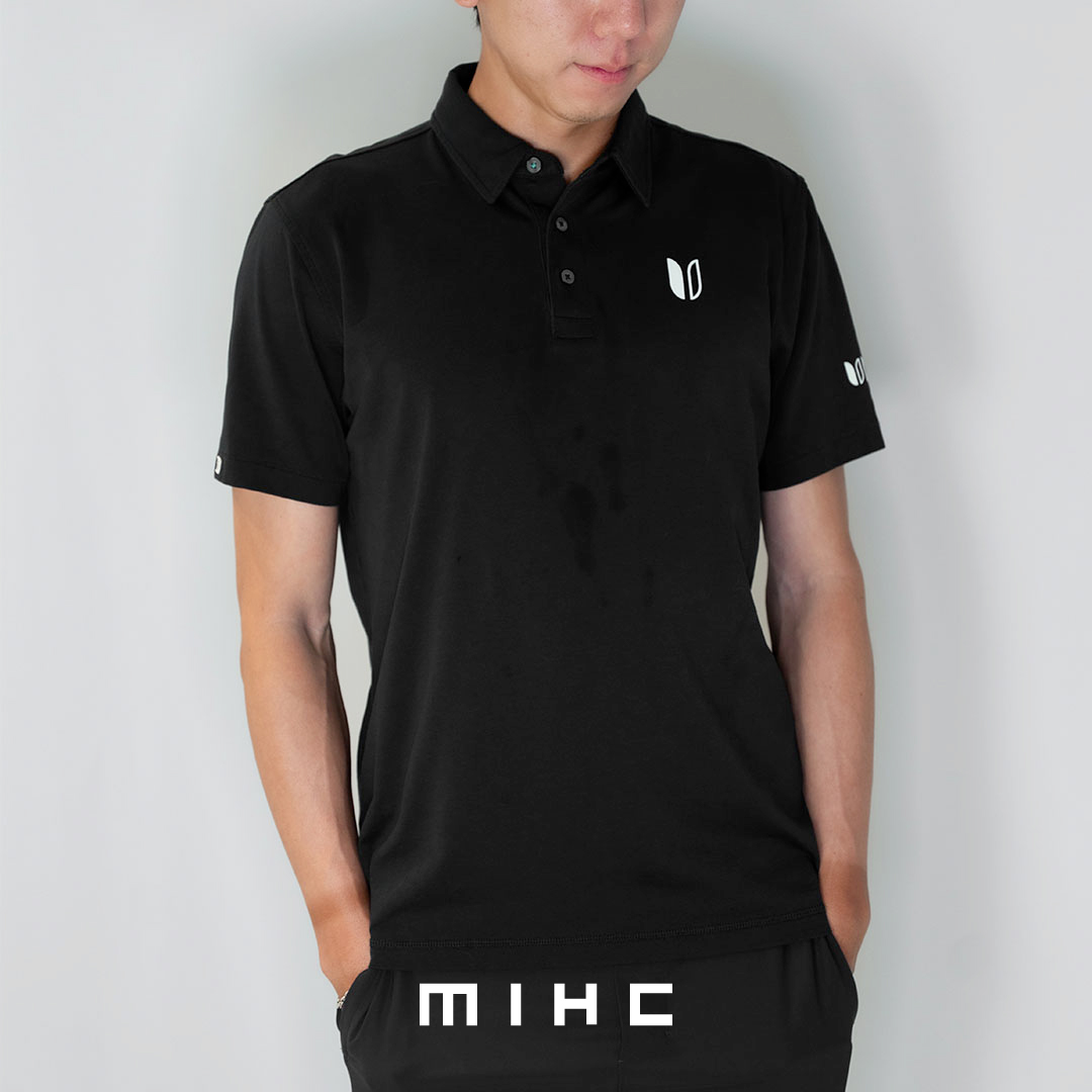 Linksoul 職業大Logo版 高爾夫球衣 黑