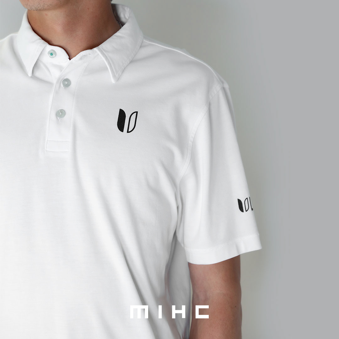 Linksoul 職業大logo版 高爾夫球衣 白