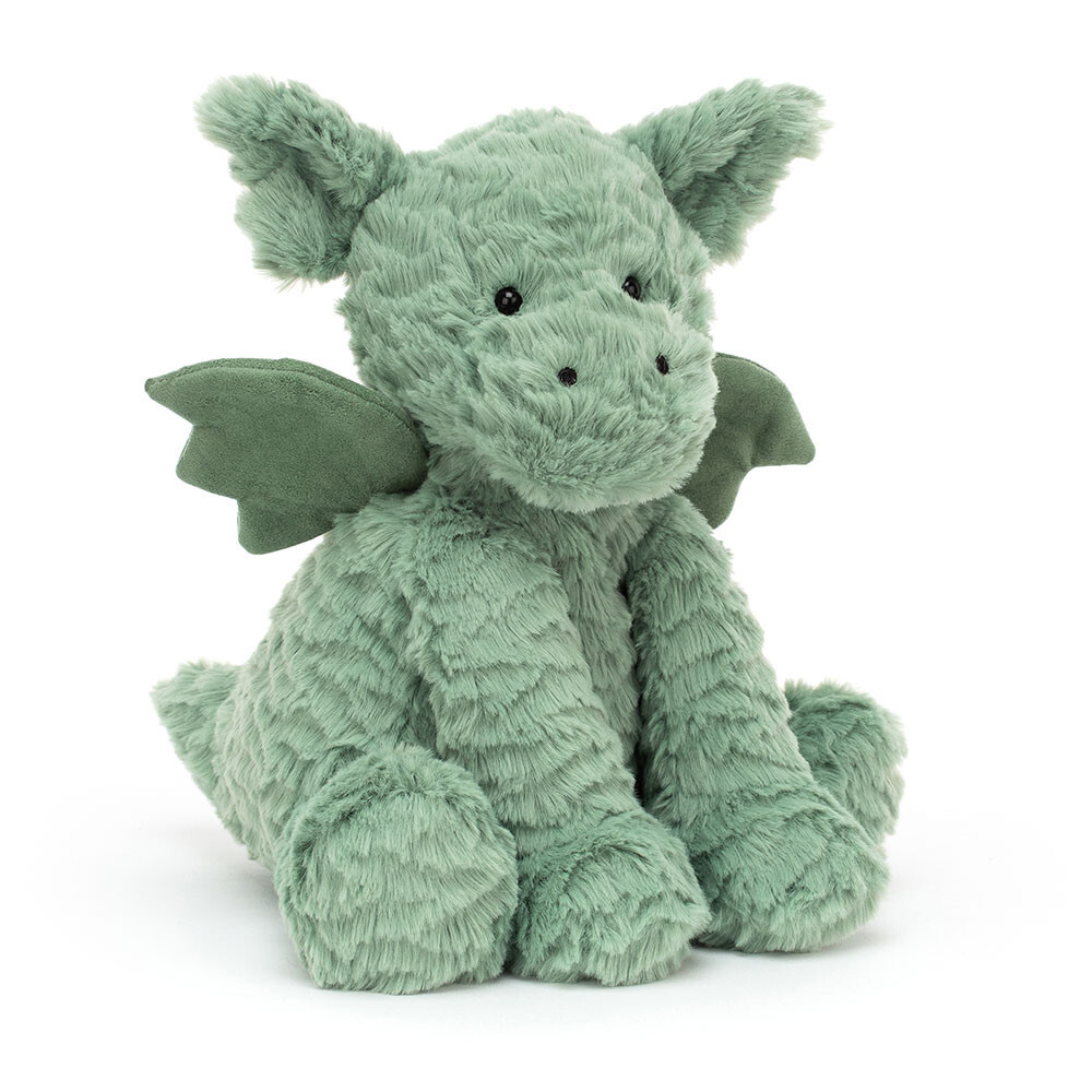 Jellycat Fuddlewuddle Dragon 波浪毛小飛龍