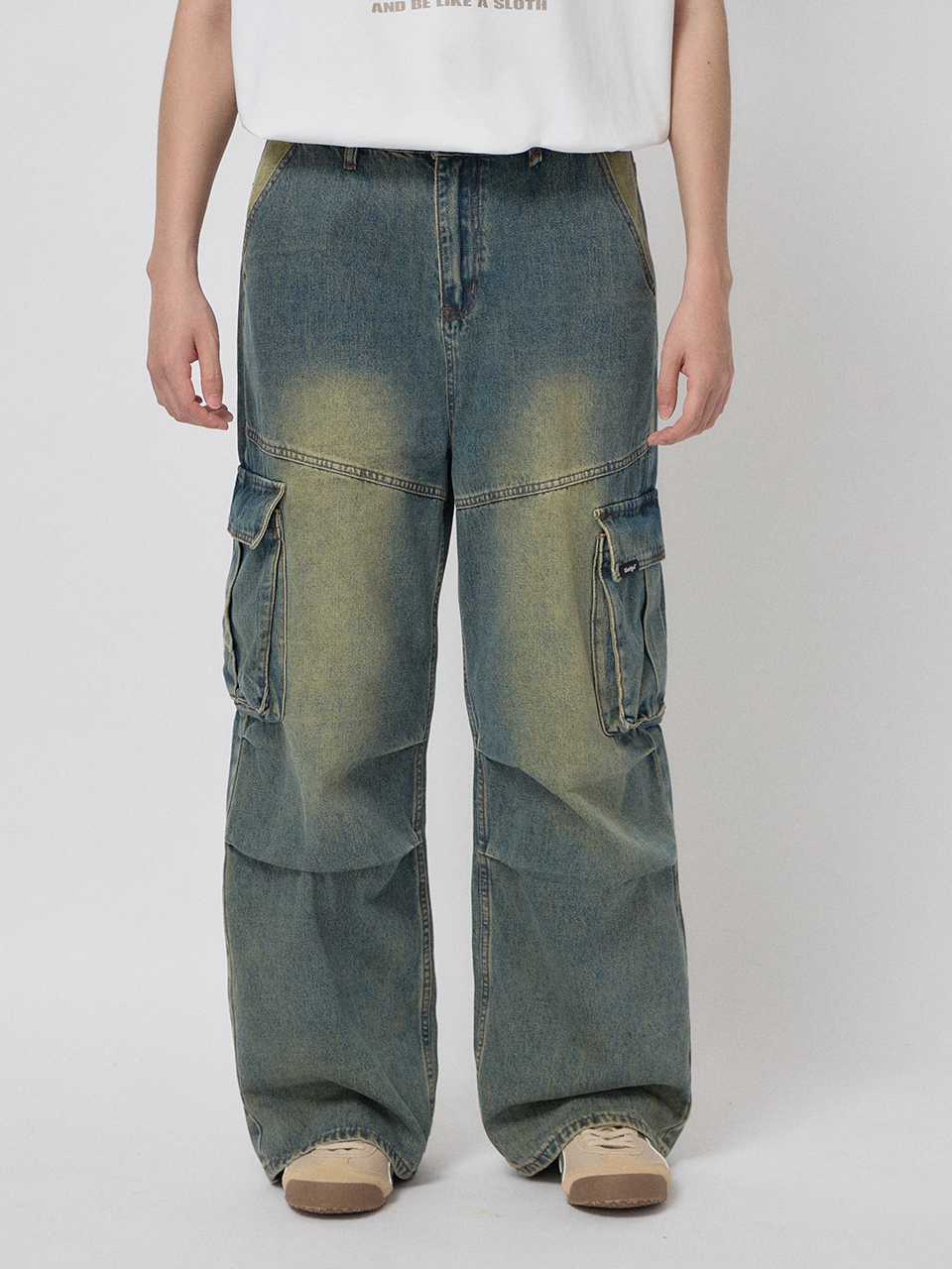 機能風水洗牛仔褲