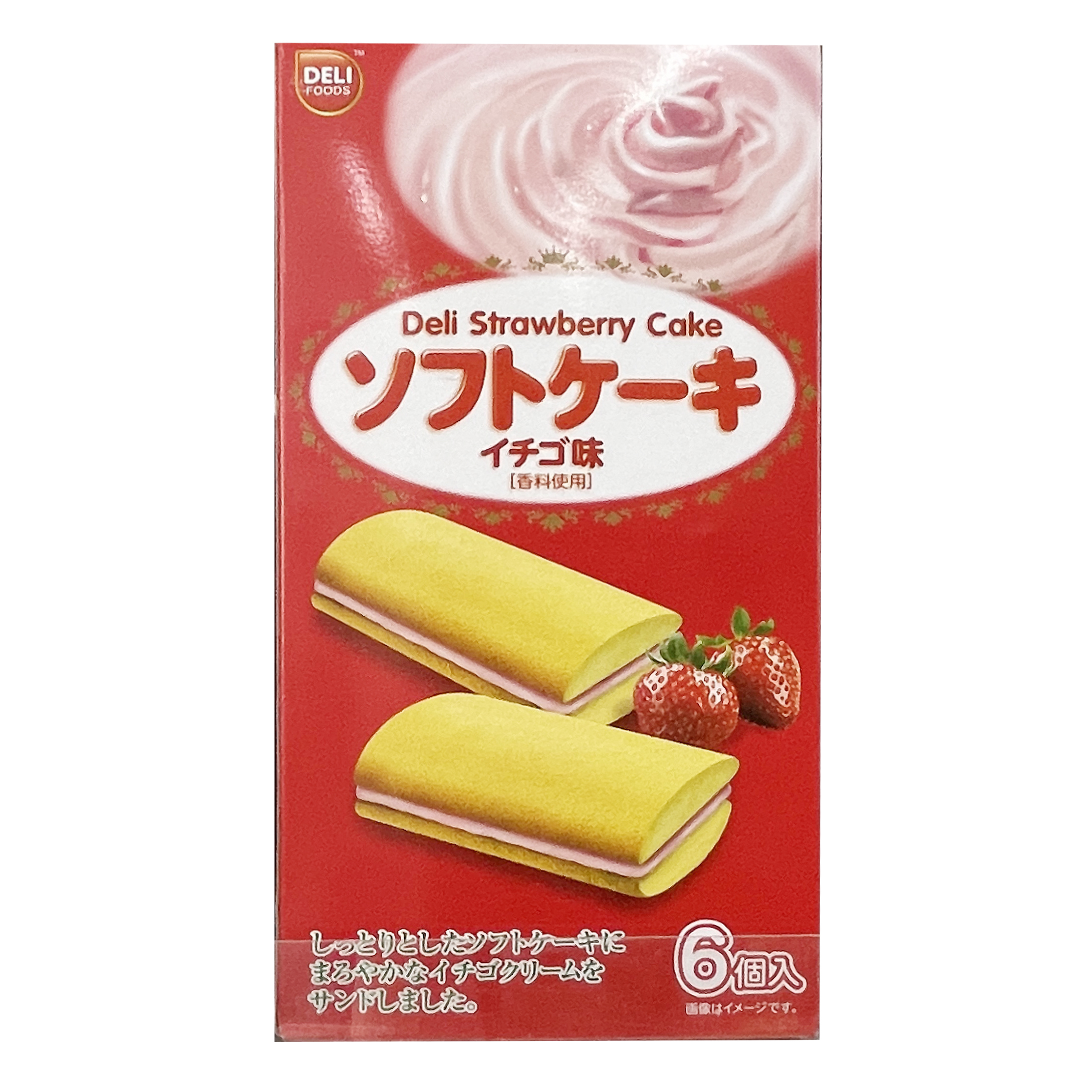 【DELI】夾心蛋糕(薄鹽香草/草莓/香草/抹茶)18g*6入