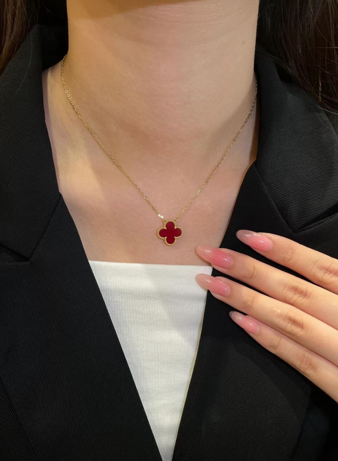 【八色入】VCA Vintage Alhambra吊墜