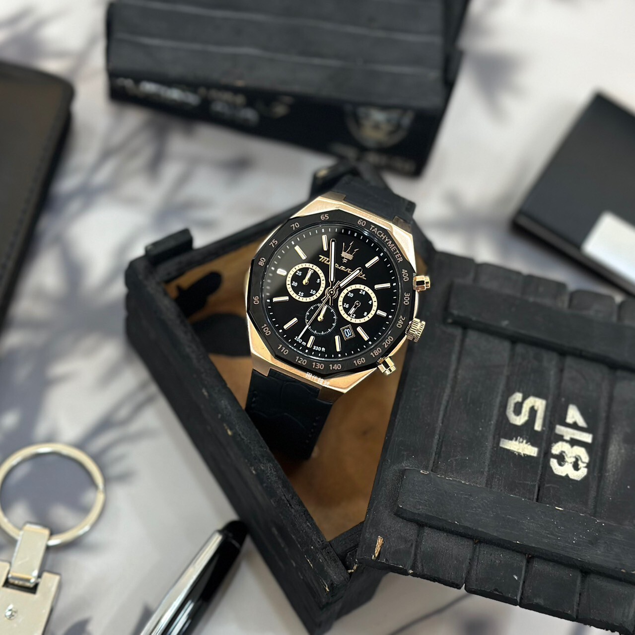 【Maserati 】R8871642001 44mm Modern Watch