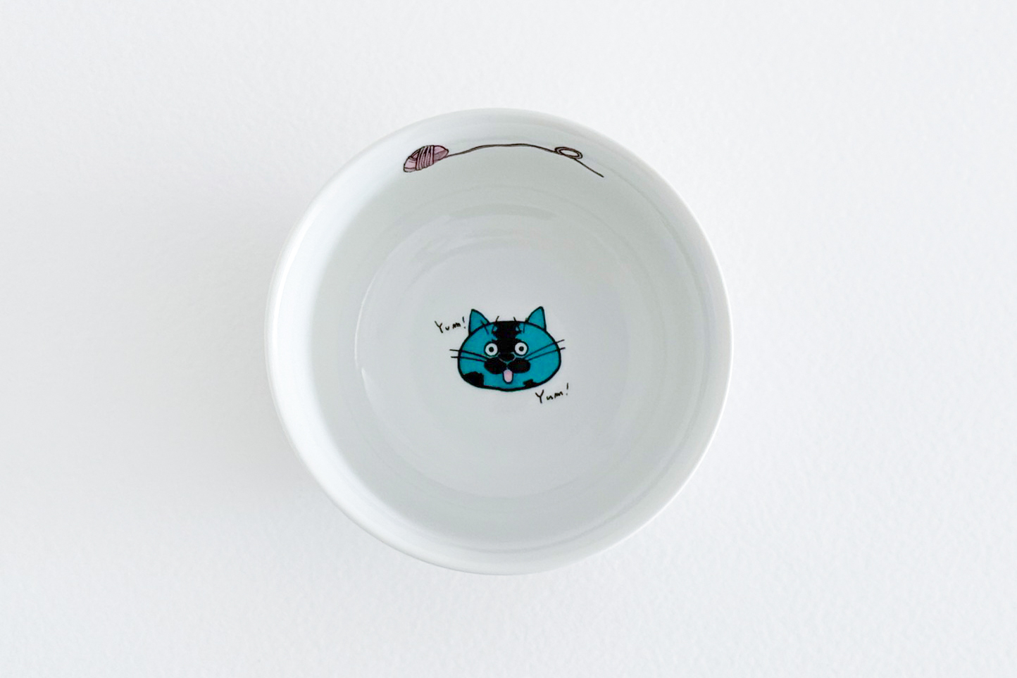 九谷燒 - neko jealousy中缽 / 毛線球
