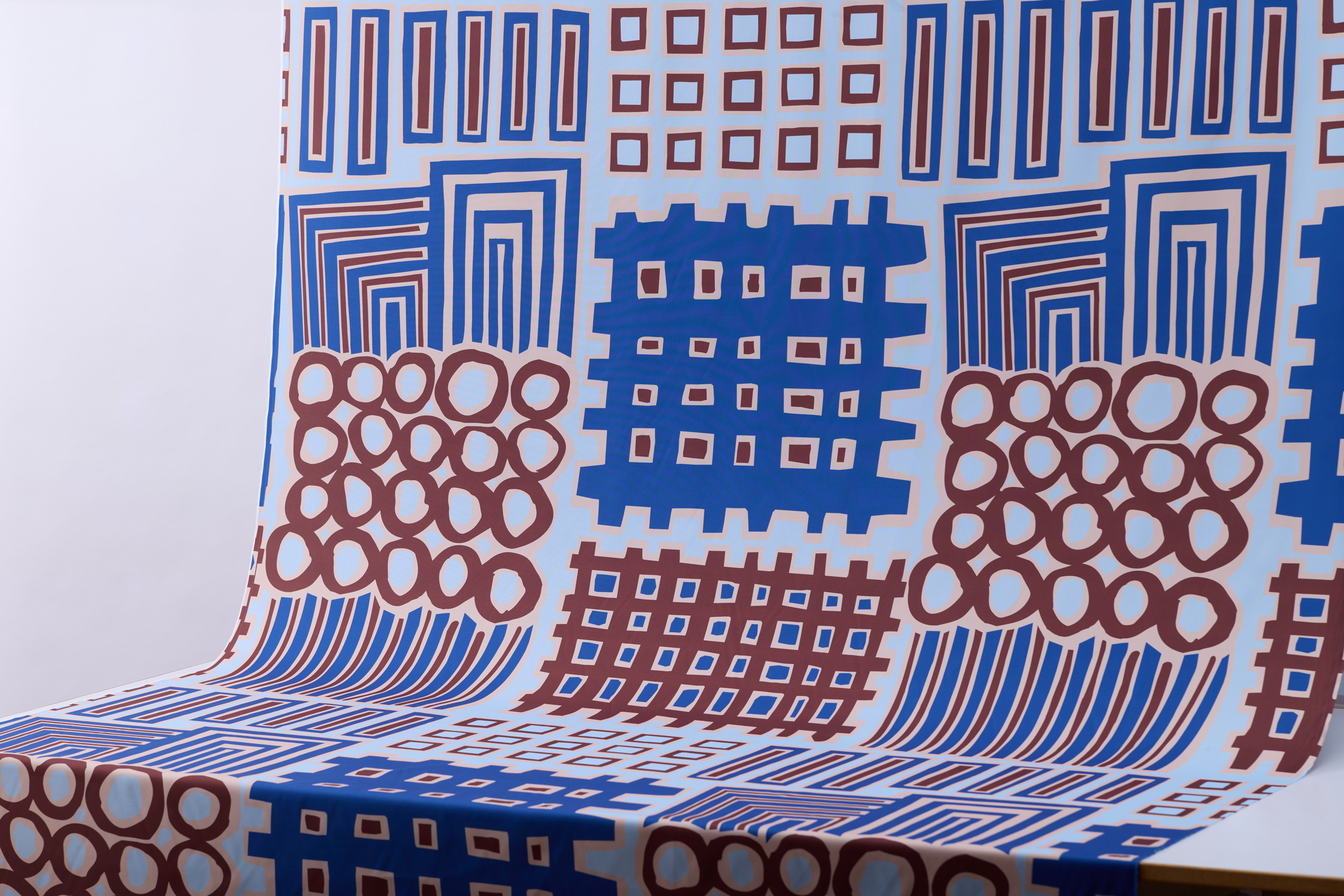 Printed Fabric / Urban Renewal Brown