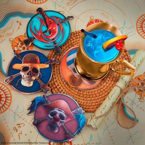 海賊王杯墊組（8個）- 海賊王角色款