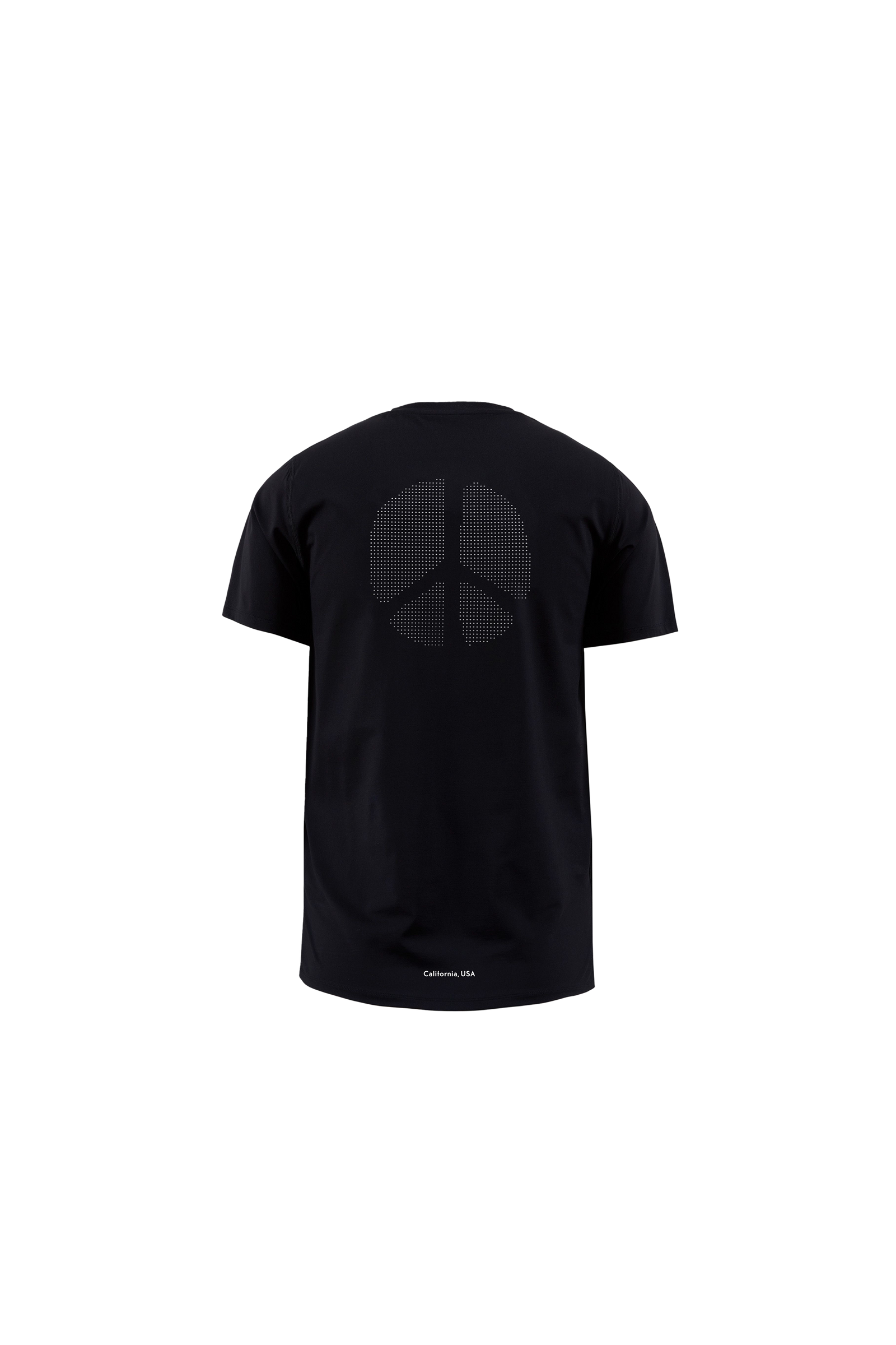 District Vision｜Ultralight Aloe Short Sleeve Tee "Black Wordmark"