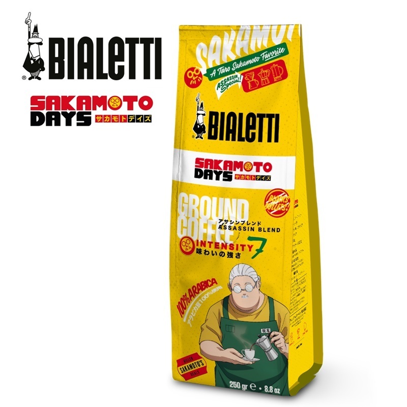 意大利 BIALETTI x《坂本日常》限量聯乘- 250g 袋裝咖啡粉 -刺客調配 -096080417