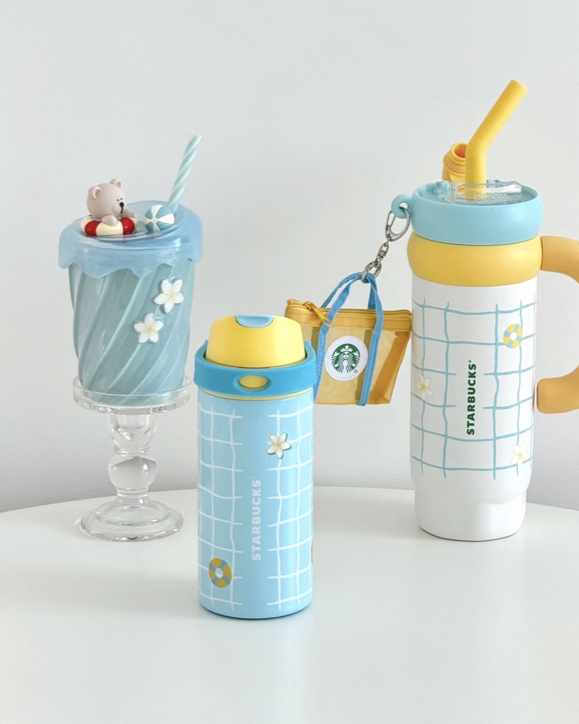 iSNEAKERS | STARBUCKS 星巴克 快樂怡夏系列 馬克杯 雙飲口保溫杯 不鏽鋼吸管杯