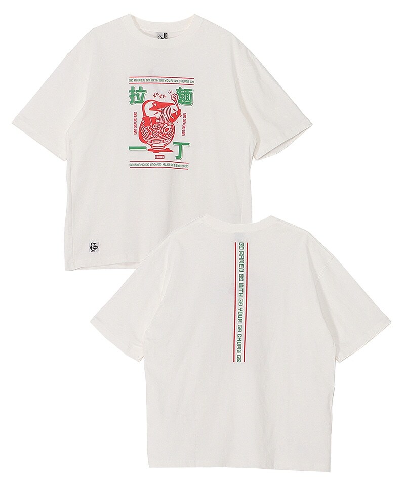 Chums 拉麺一丁 T-Shirt CH01-2786 純綿 T-shirt 2025新款 (Oversized)
