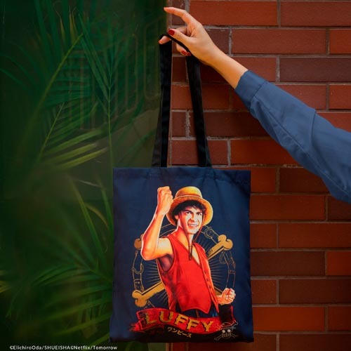 海賊王托特包 - 路飛及路飛與巴其徽章組