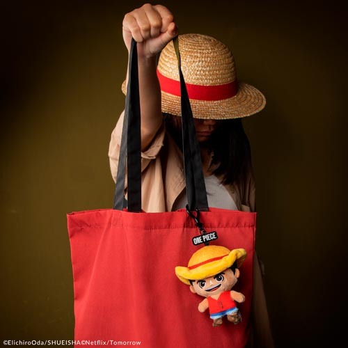 海賊王鑰匙圈毛絨公仔 - 路飛, 索隆, 娜美