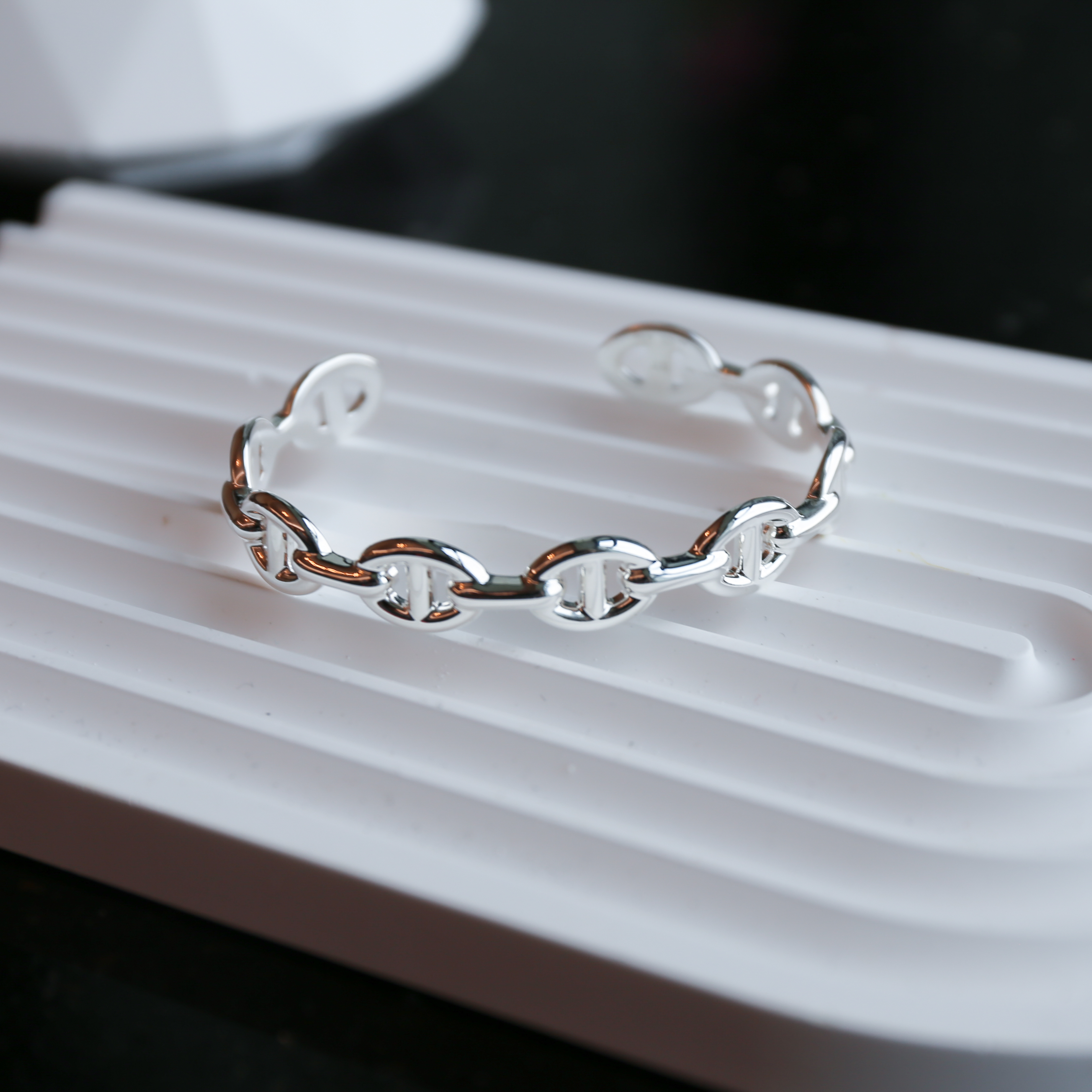 Hermes Chaine d'ancre Enchainee bracelet, medium model
