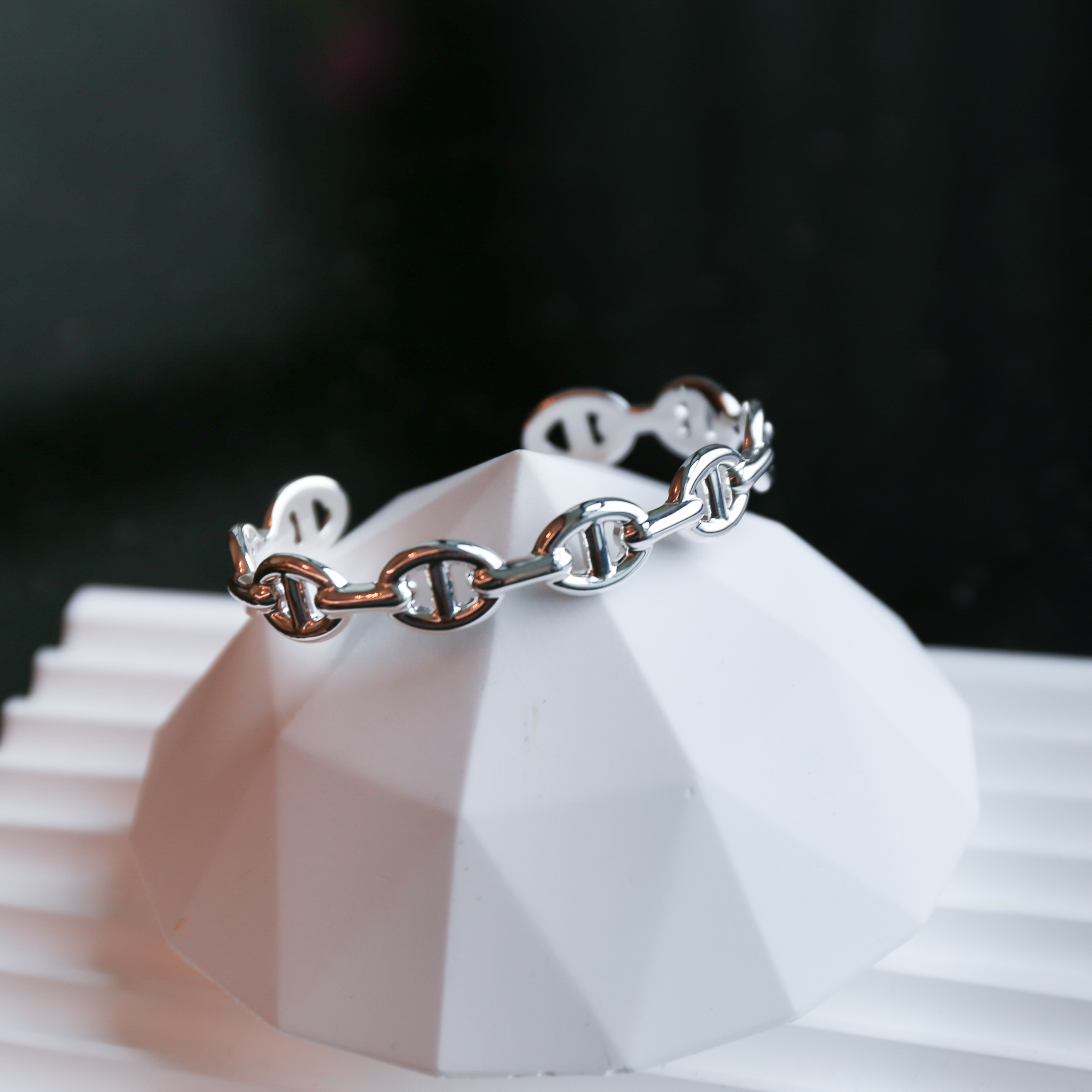 Hermes Chaine d'ancre Enchainee bracelet, medium model