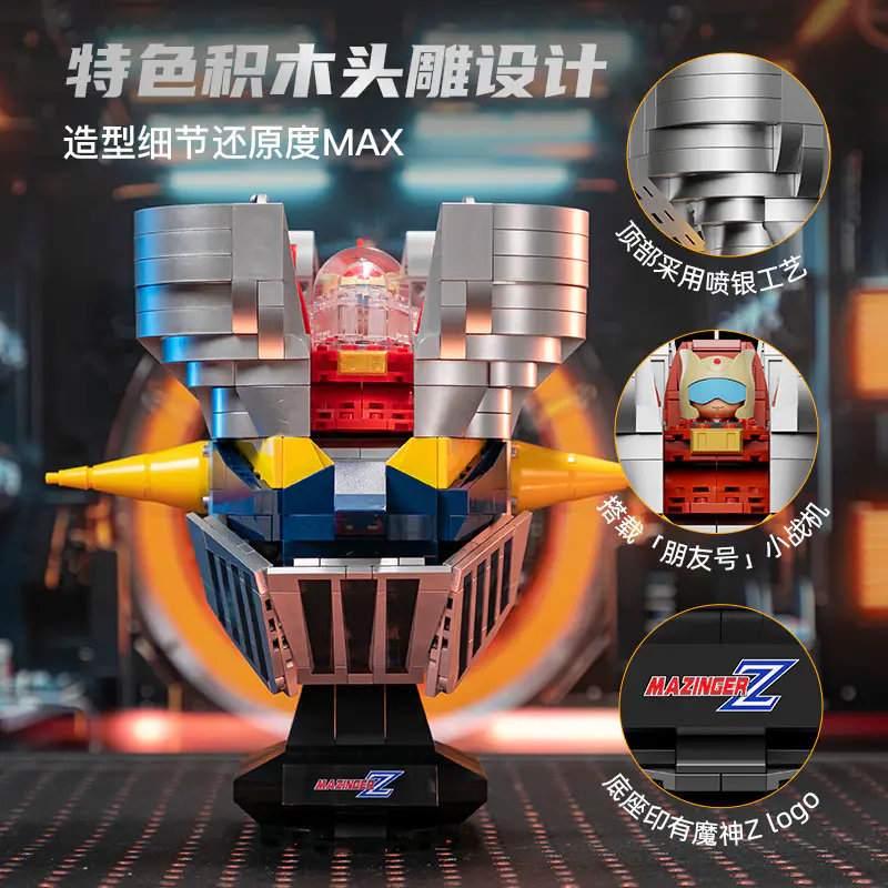 拼奇無敵鐵金剛Mazinger Z 立體頭像