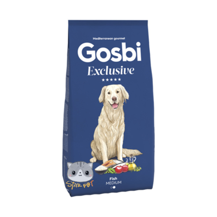 Gosbi Exclusive 中型成犬 純魚肉蔬果配方 12kg