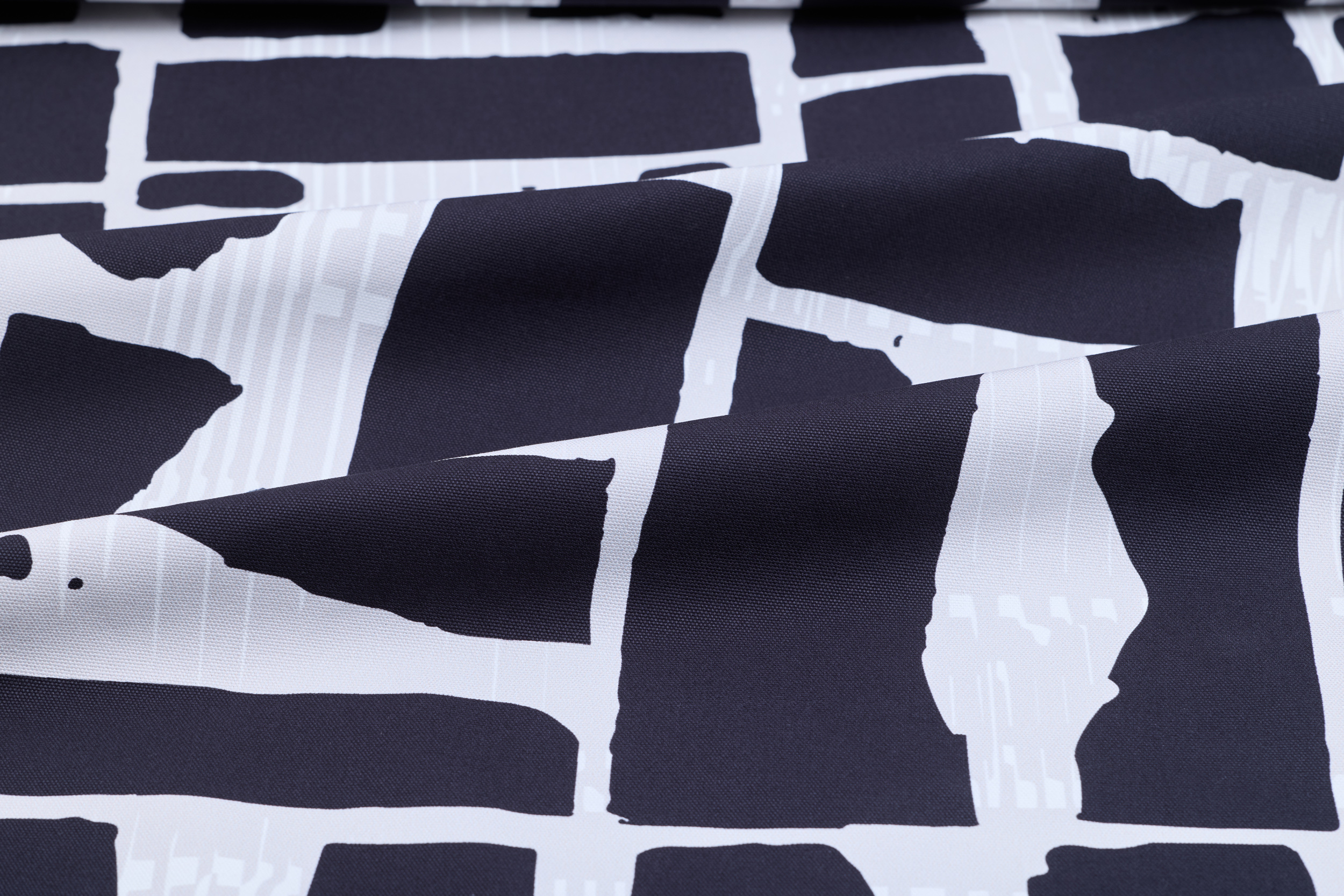 印花帆布 / 桌巾 / 布料 / 三重黑灰