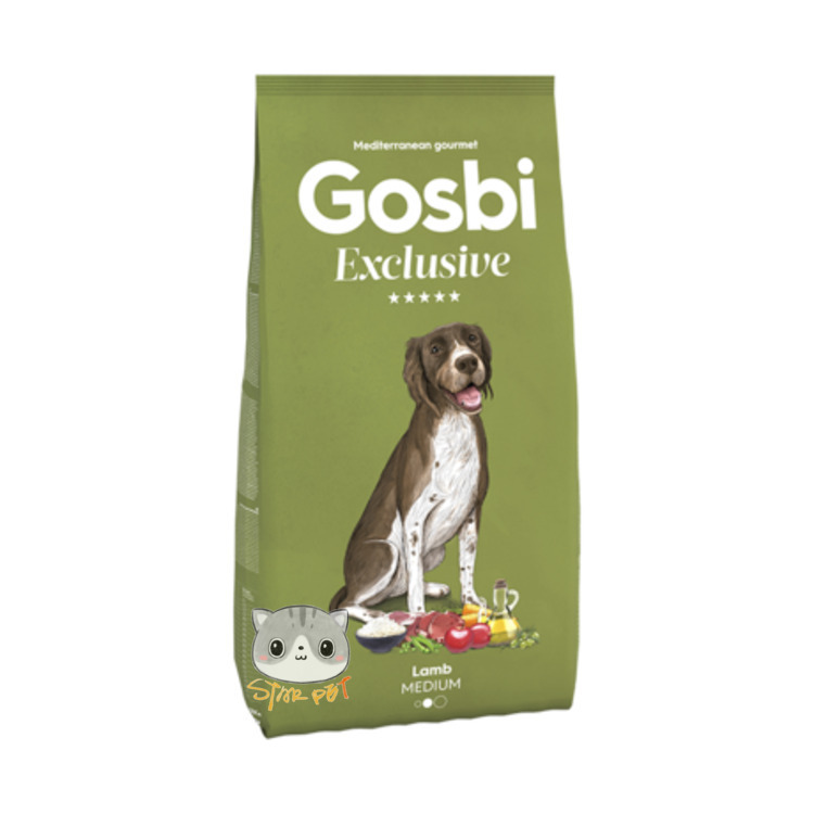 Gosbi Exclusive 中型成犬 純羊肉蔬果配方 12kg
