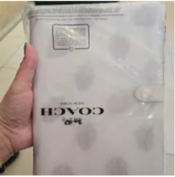 [S] COACH IM/CHALK MULTI CAO44 NOTEBOOK STRAWBERRY PRINT, 196395824649 (SCO1198)