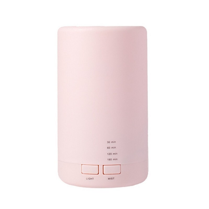 迷你日式風格極簡超音波水氧機(白色/粉色)