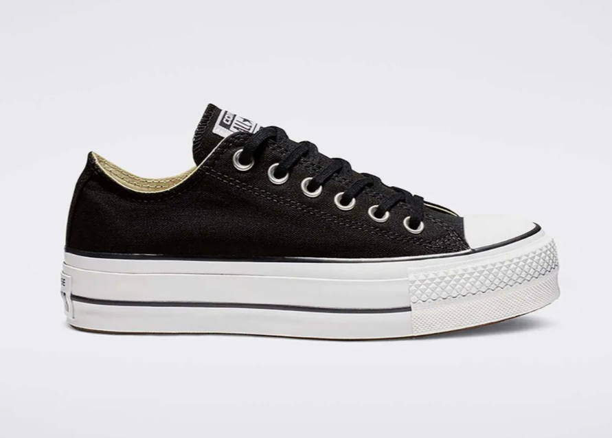 CONVERSE / Chuck Taylor 全明星厚底帆布鞋黑色 560250C / AUG25