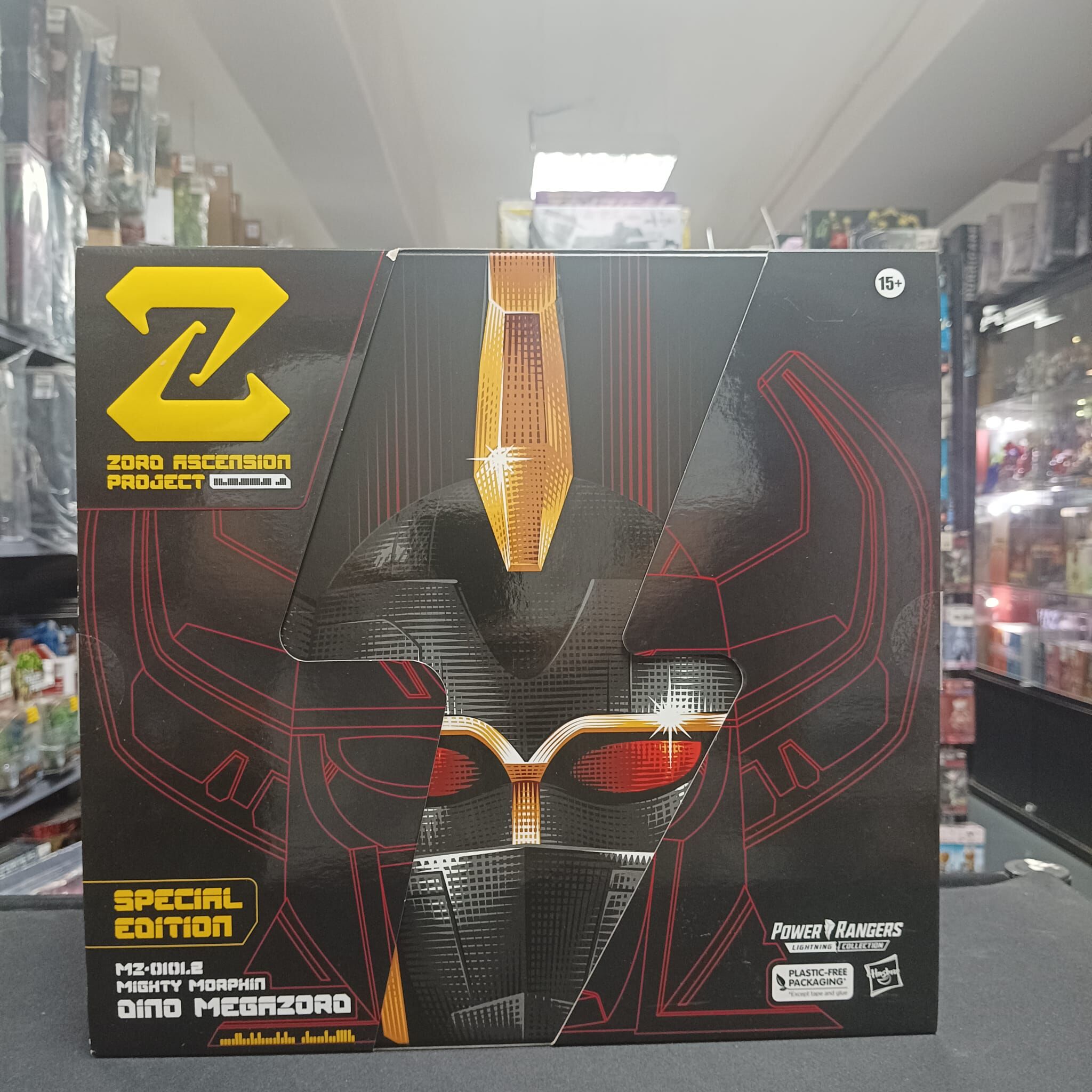 戰隊系列-Power Rangers Lightning Collection Zord Ascension Project Mighty Morphin Dino Megazord Black and Gold Special Edition