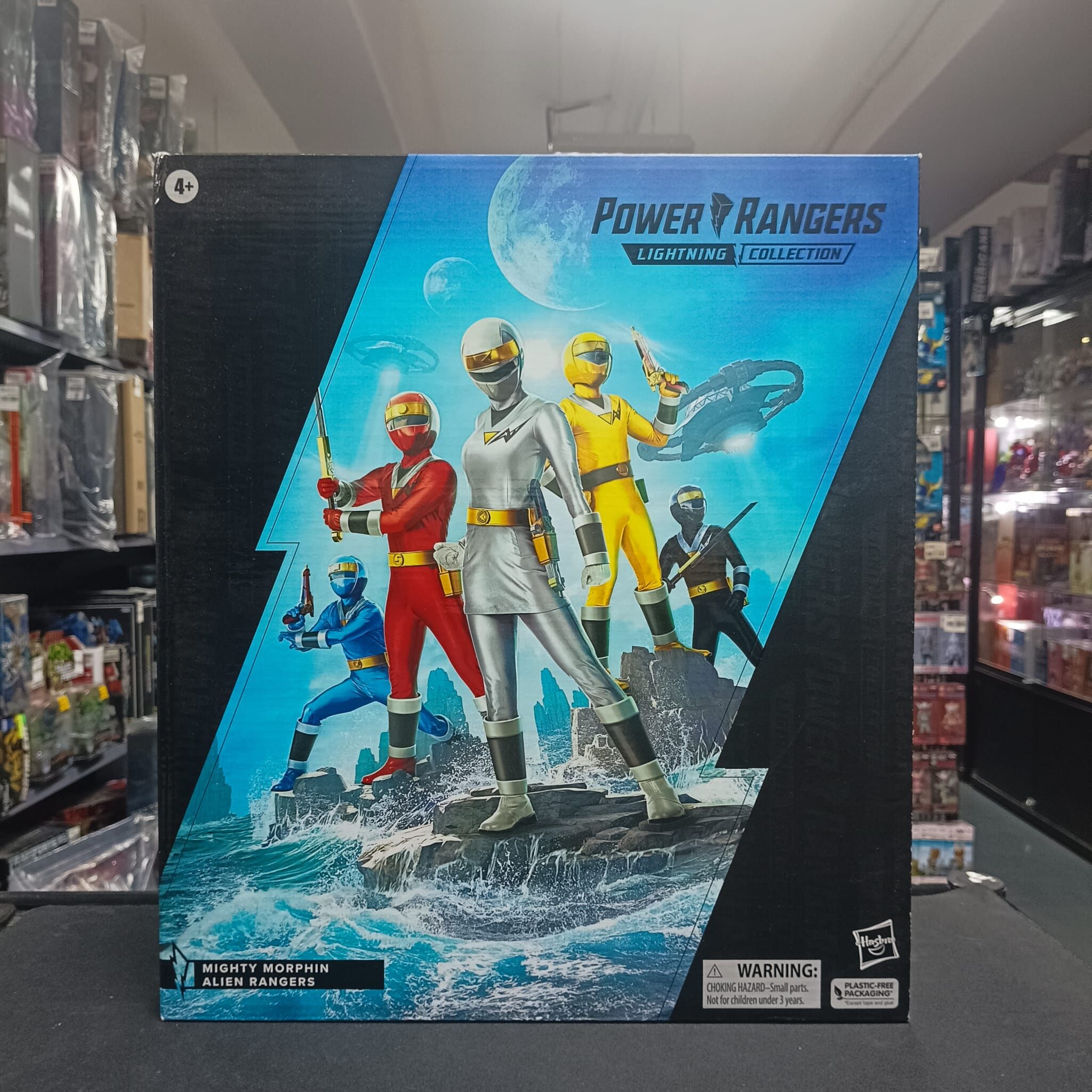其它-Hasbro Power Rangers Lightning Collection 5-Pack Alien Rangers of Aquitar 6-inch Action Figures