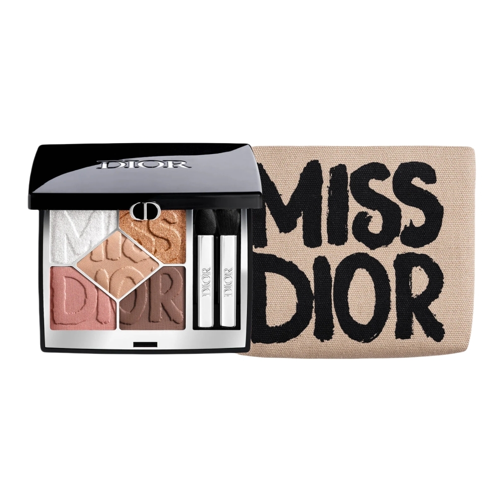 DIOR BEAUTY 高級訂製五色眼影 – Miss Dior塗鴉標記珍藏版 #664 Wild Beige
