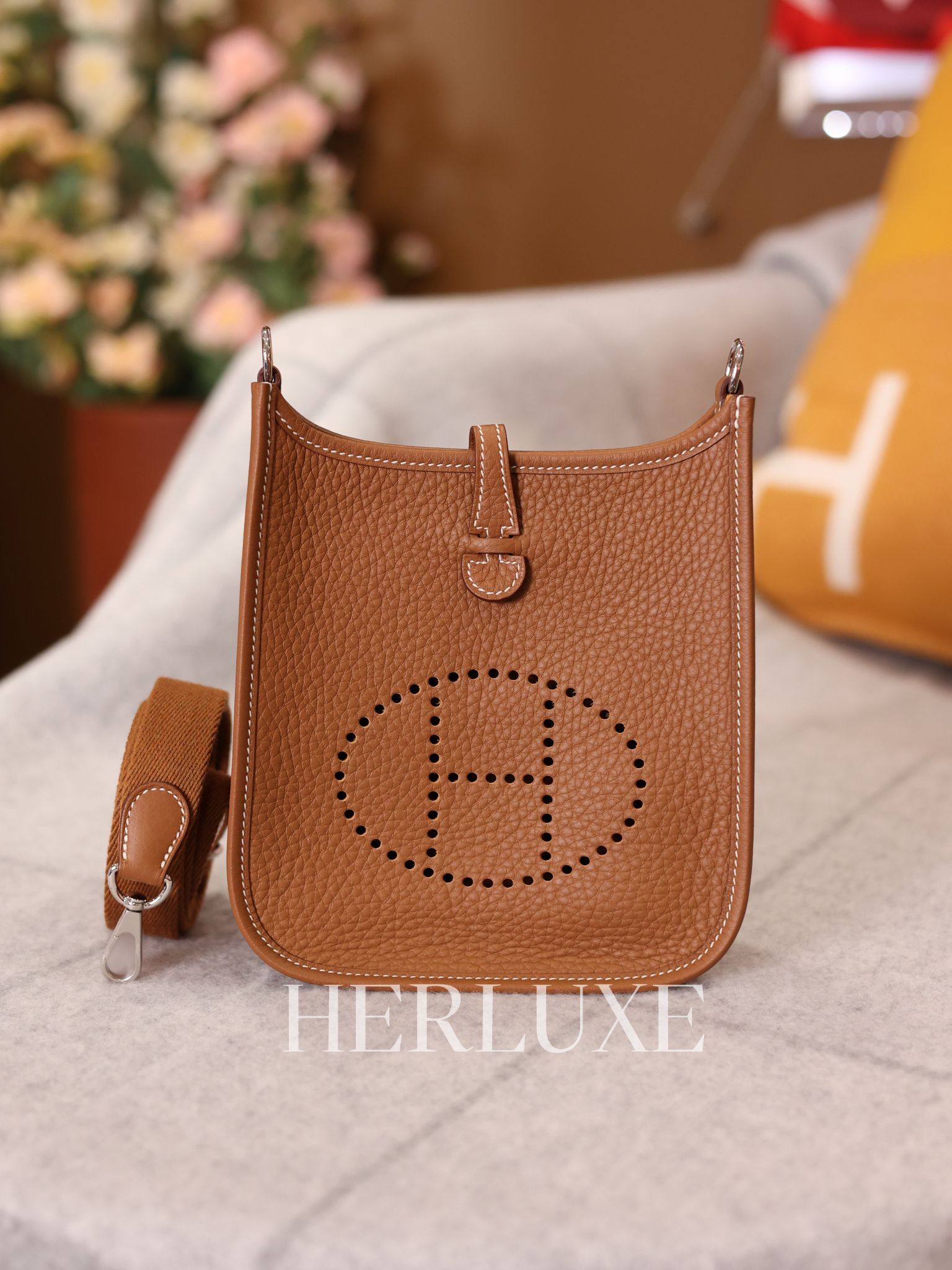 Evelyne mini 37 gold ck tc W (一代:肩帶長105cm)