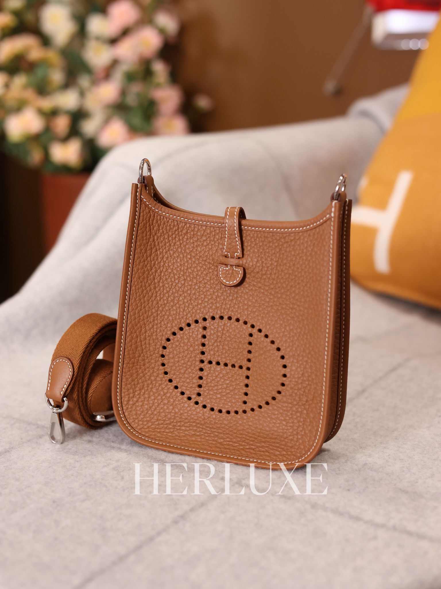 Evelyne mini 37 gold ck tc W (一代:肩帶長105cm)