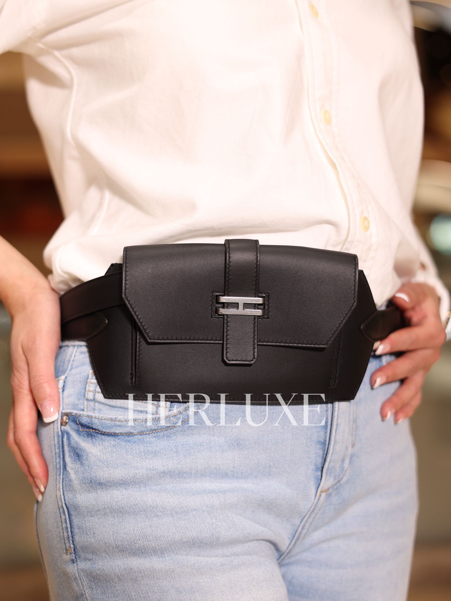 Elan pocket 24 belt 89 noir ck size:M