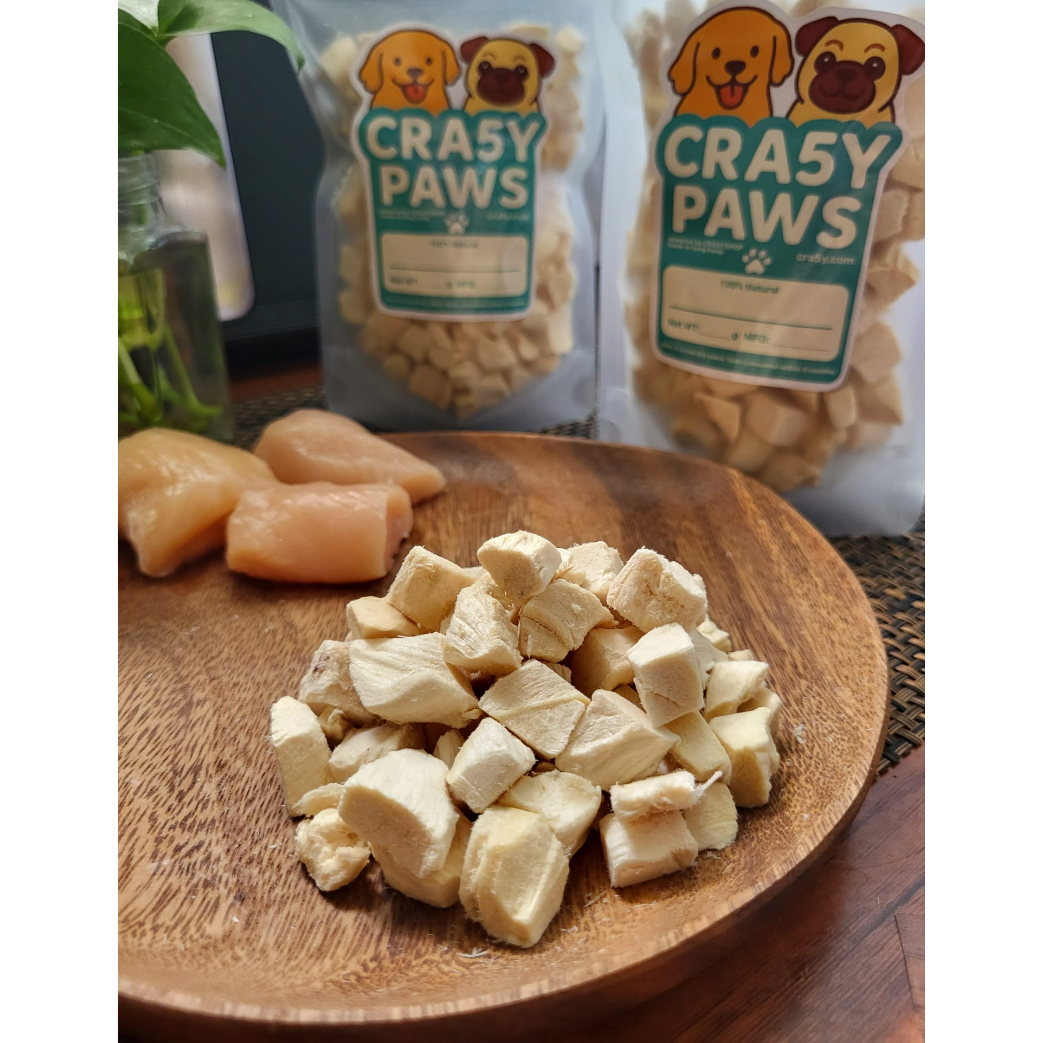 CRA5Y PAWS 凍乾粒粒雞 貓狗天然零食