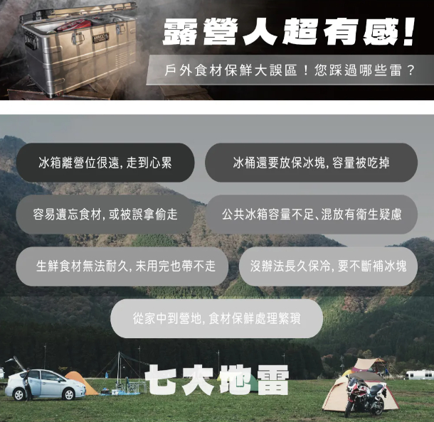 ❚BARRACK09❚AMMOCHILL 20L雙槽單溫控車載行動冰箱