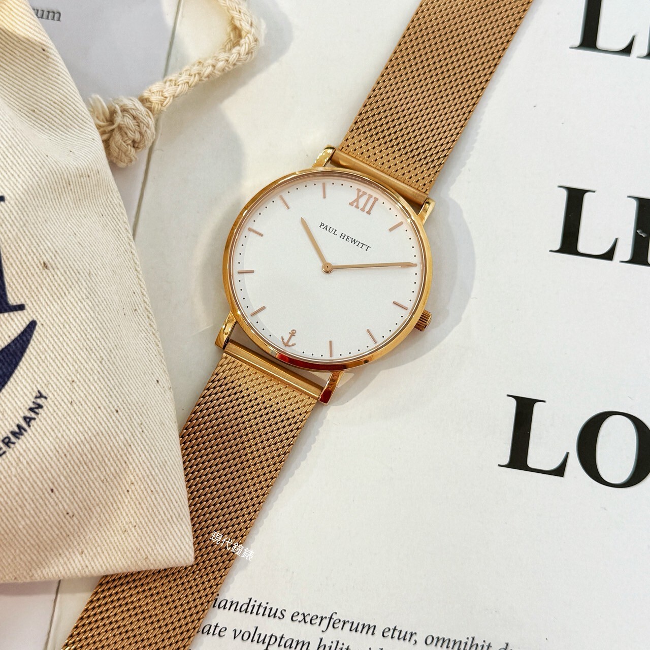 【Paul Hewitt】PH-SA-R-SM-W-4S 36mm  Modern Watch