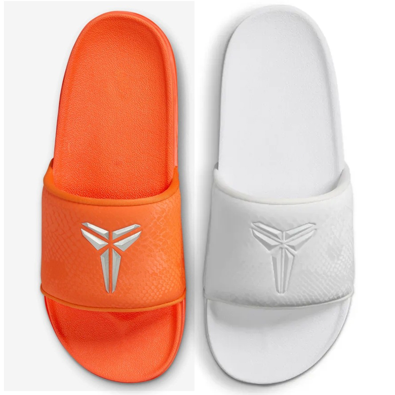 NIKE Kobe Offcourt Slide 全白 橘色 蛇紋 運動休閒拖鞋 男鞋【IF2870-100】【IF2870-800】曼巴科比