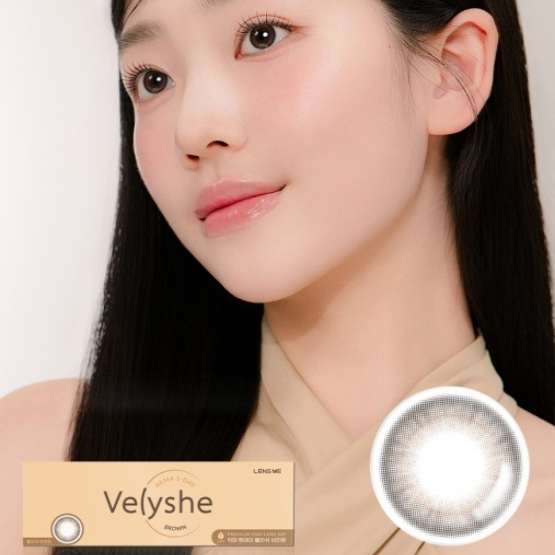 [日拋] Lensme Akma Velyshe 1 Day Brown｜彩妝隱形眼鏡｜每盒30片