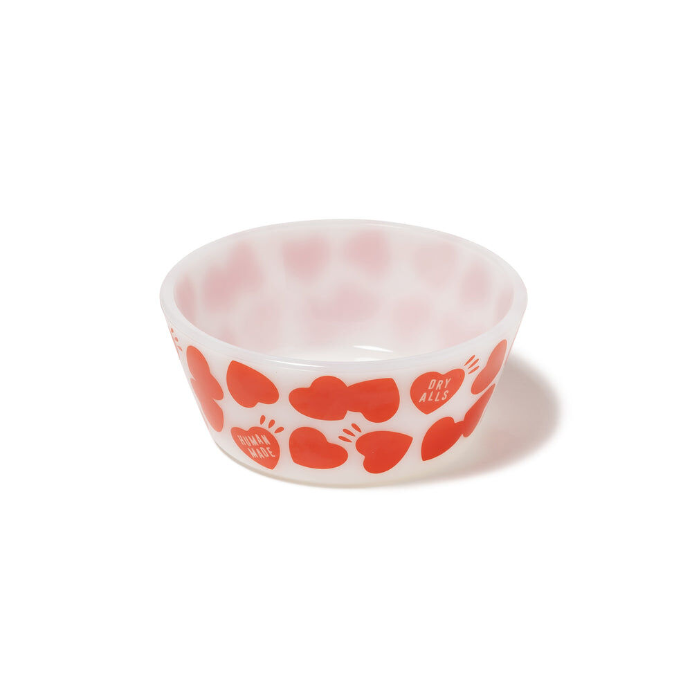 2025AW HUMAN MADE HEART PATTERN BOWL 滿版 愛心 玻璃 耐用  碗 現貨 HM29GD148