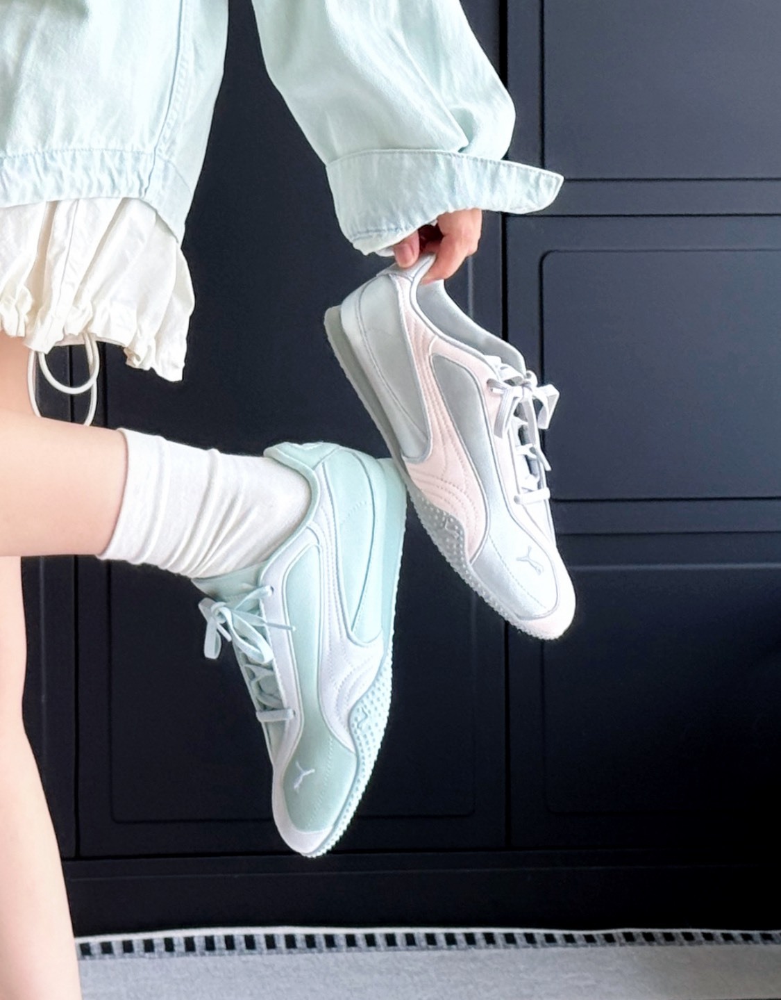 【Focus Store】預購 Puma Bella V2 Leather "Silver & Pink" 銀粉 皮革 404043-03