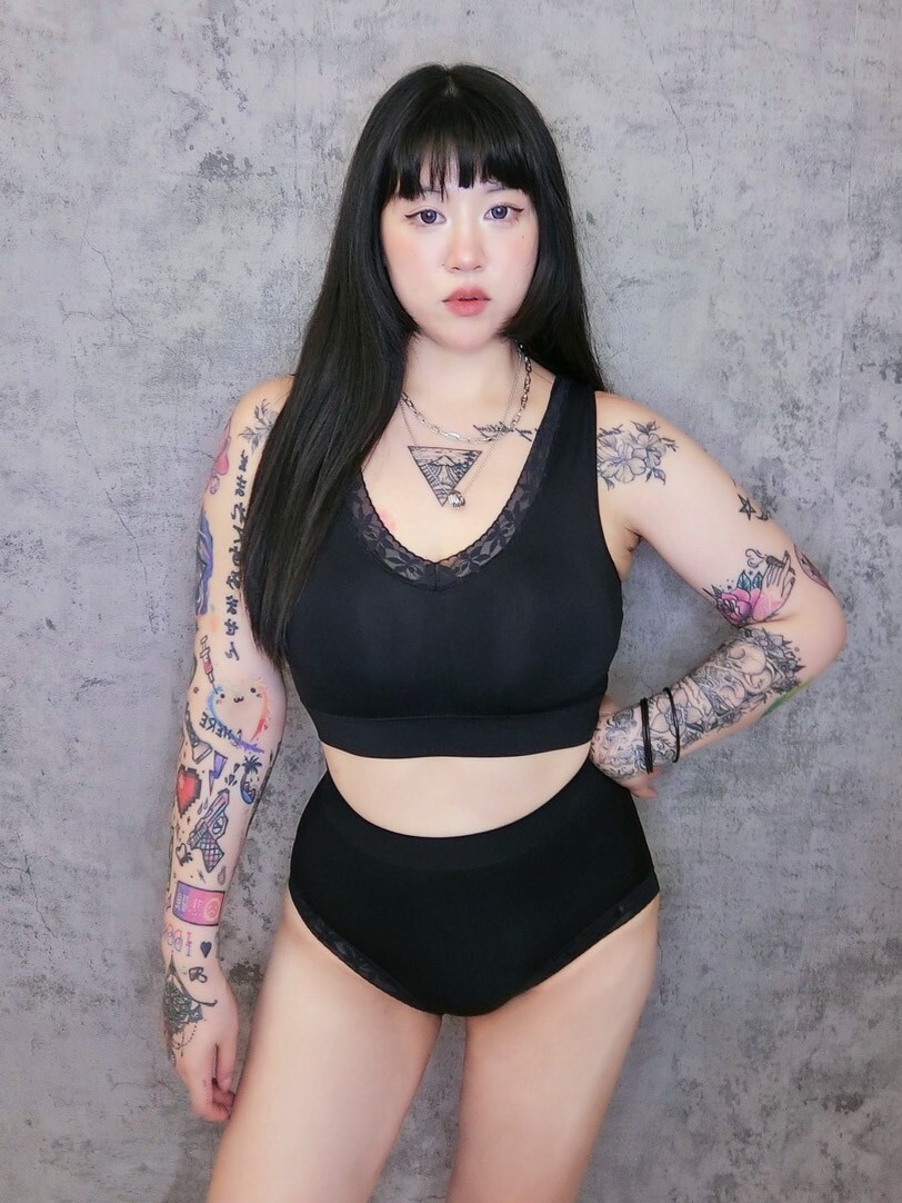 超舒適無痕寬肩帶內衣套裝