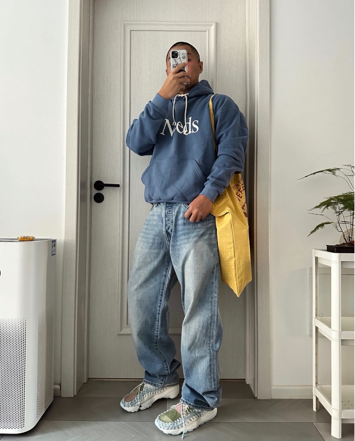 Nike Air Footscape Woven 白色 編織休閒鞋👟 舒適防滑低筒運動鞋 女款 Aug25