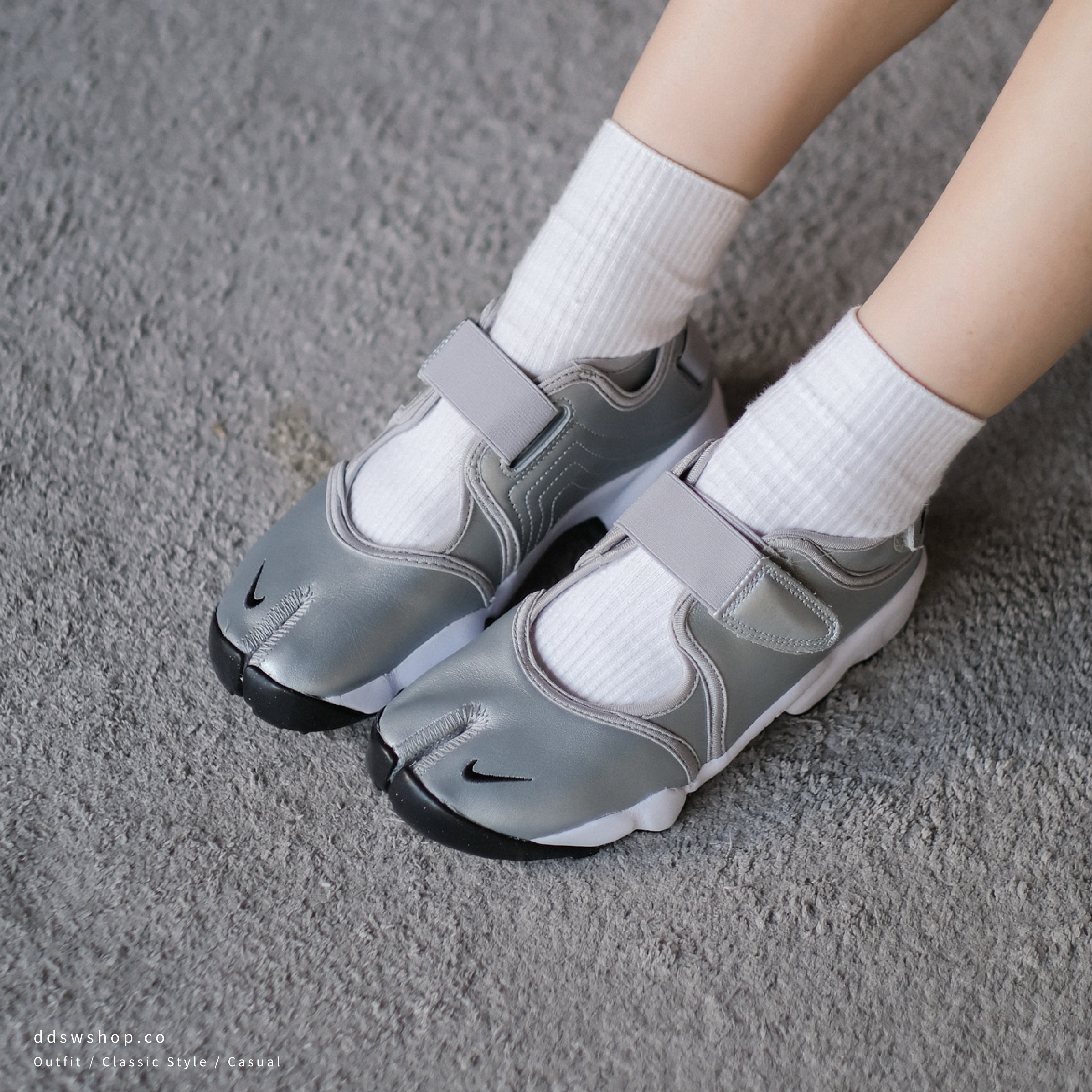"調貨" Nike Air Rift 忍者鞋 銀色 女款 HM5737-003