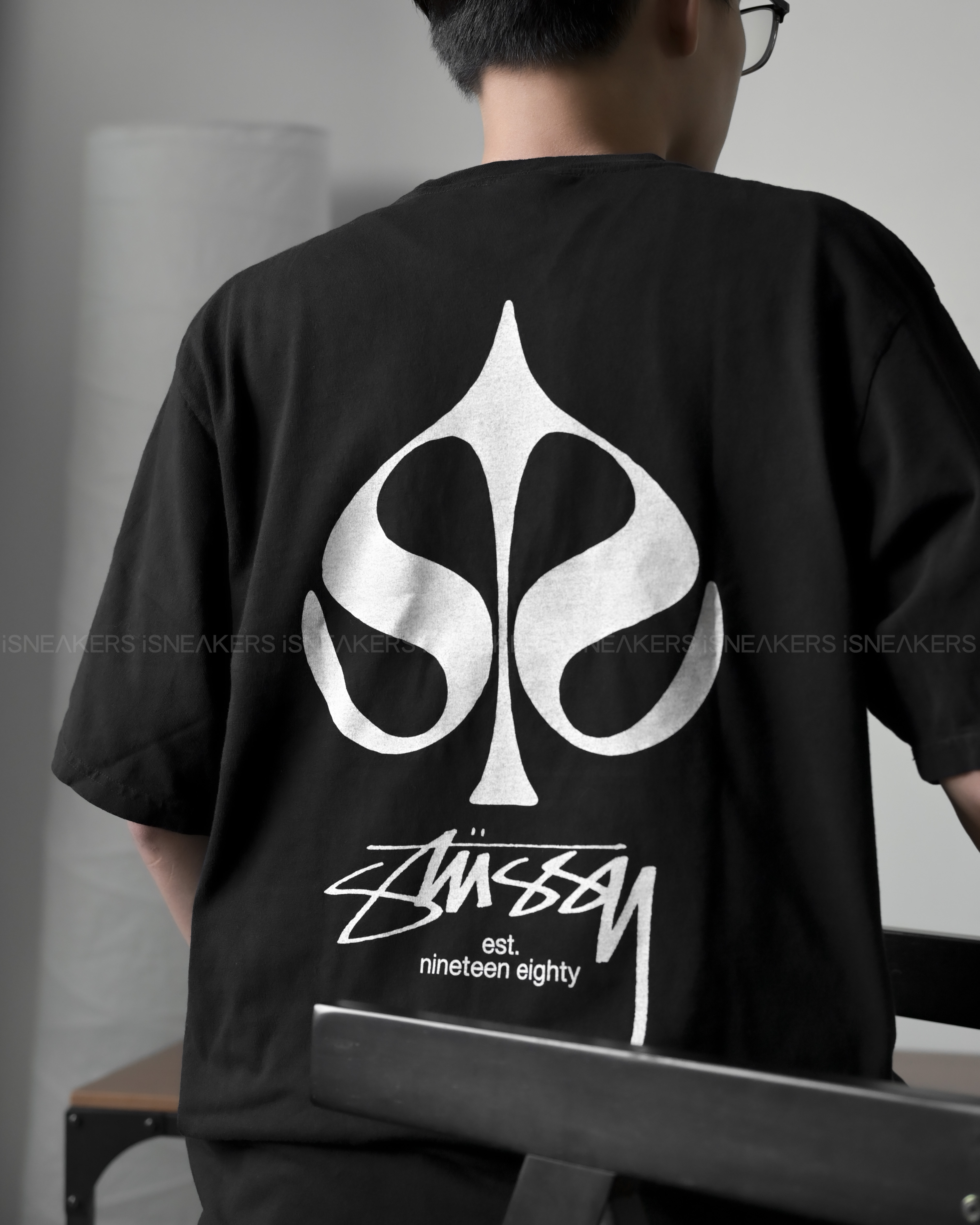 iSNEAKERS｜Stussy 25ss Spade Tee Pigment Dyed 黑桃